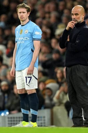 Pep Guardiola rubbishes rumours of a rift with Kevin De Bruyne