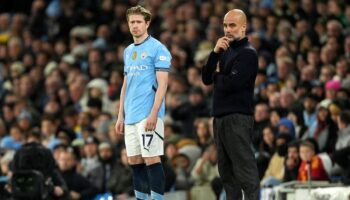 Pep Guardiola rubbishes rumours of a rift with Kevin De Bruyne