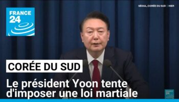 Corée du Sud : le président Yoon assailli de toutes parts après son éphémère loi martiale