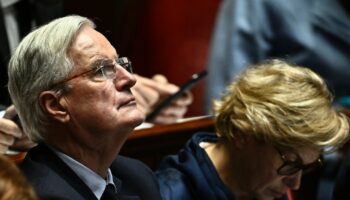 Le Premier ministre Michel Barnier lors d'une séance de questions au gouvernement à l'Assemblée nationale, le 3 décembre 2024 à Paris