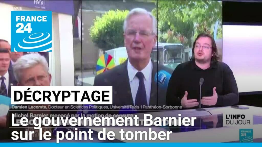 Décryptage : le gouvernement Barnier sur le point de tomber