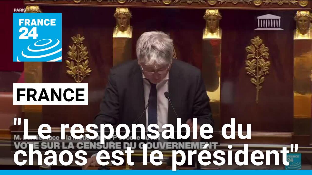 Vote sur la censure du gouvernement : "Le responsable du chaos est le président", selon E. Coquerel