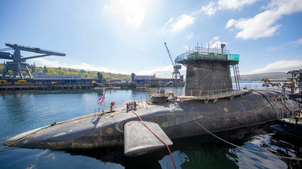 HMS Vigilant, which carries the UK's Trident nuclear deterrent. Pic: PA