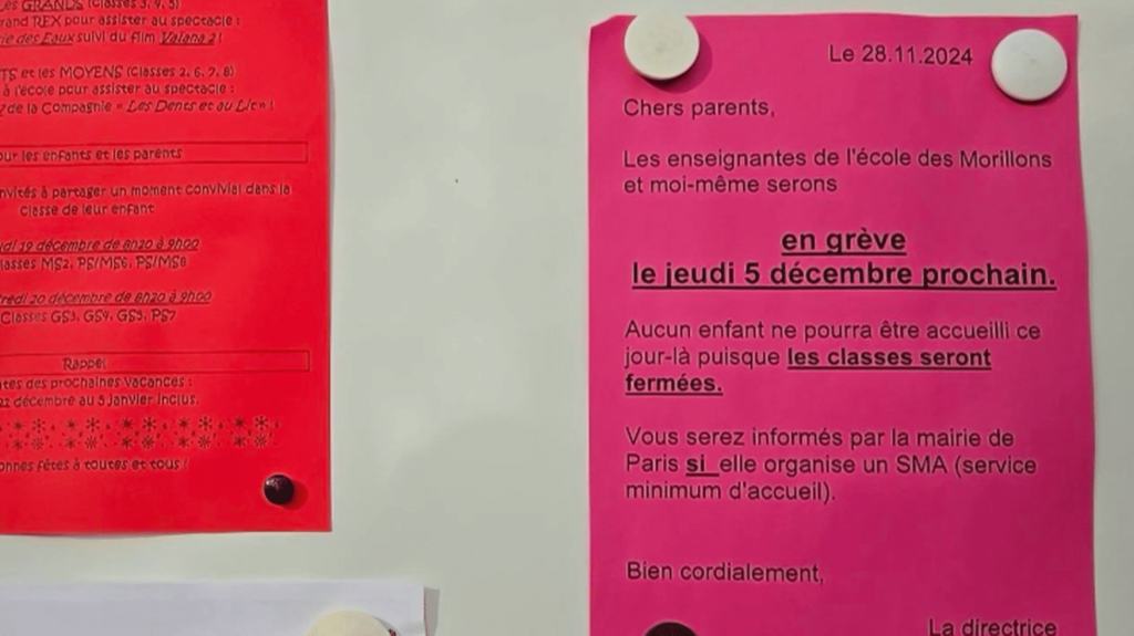 Grève dans la fonction publique : une forte mobilisation attendue dans les écoles