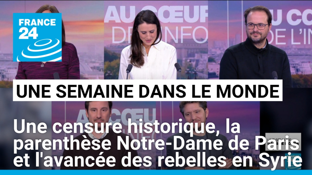 Une censure historique, la parenthèse Notre-Dame de Paris et l'avancée des rebelles en Syrie