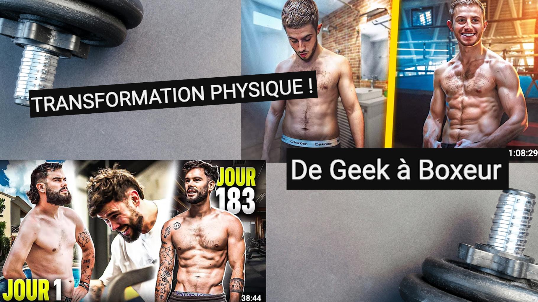 Pour le DTR Fight et sur YouTube, le rite de passage des transformations physiques pour faire cliquer