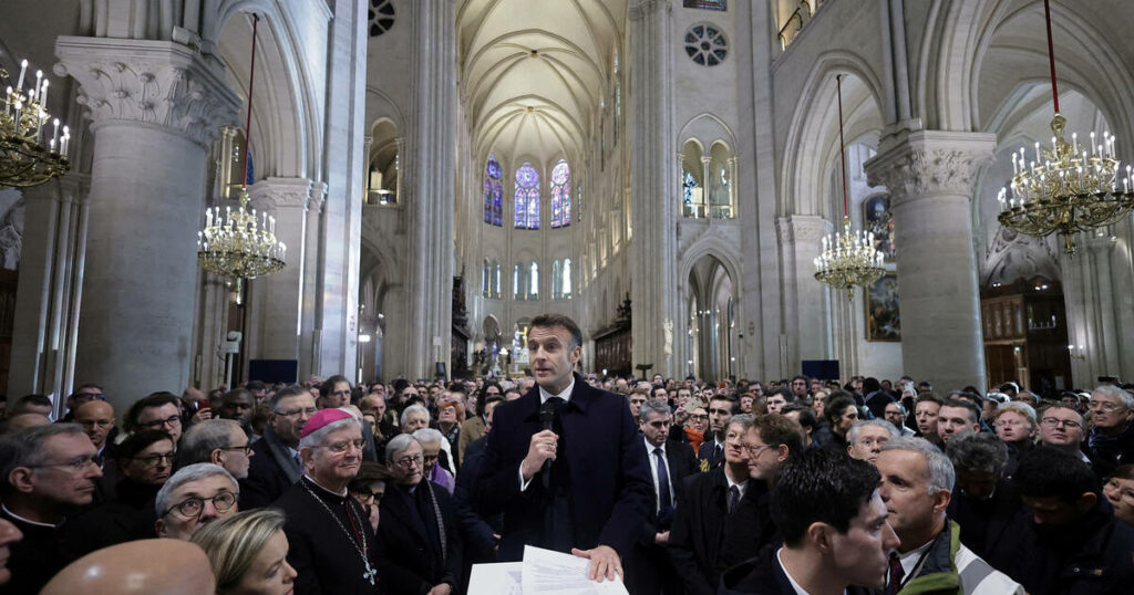 EN DIRECT - Réouverture de Notre-Dame : suivez la cérémonie et le discours de Macron