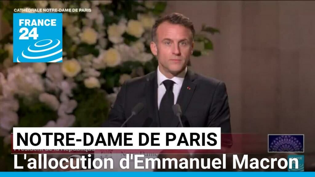 Réouverture de Notre-Dame de Paris : l'allocution d'Emmanuel Macron