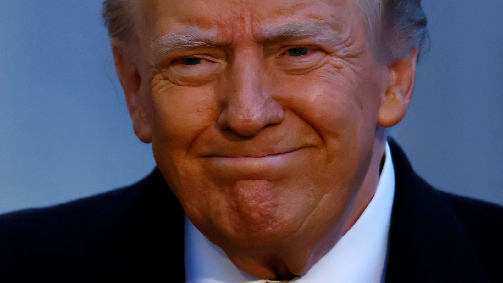 Donald Trump at the Notre-Dame opening ceremony in Paris. Pic: Reuters