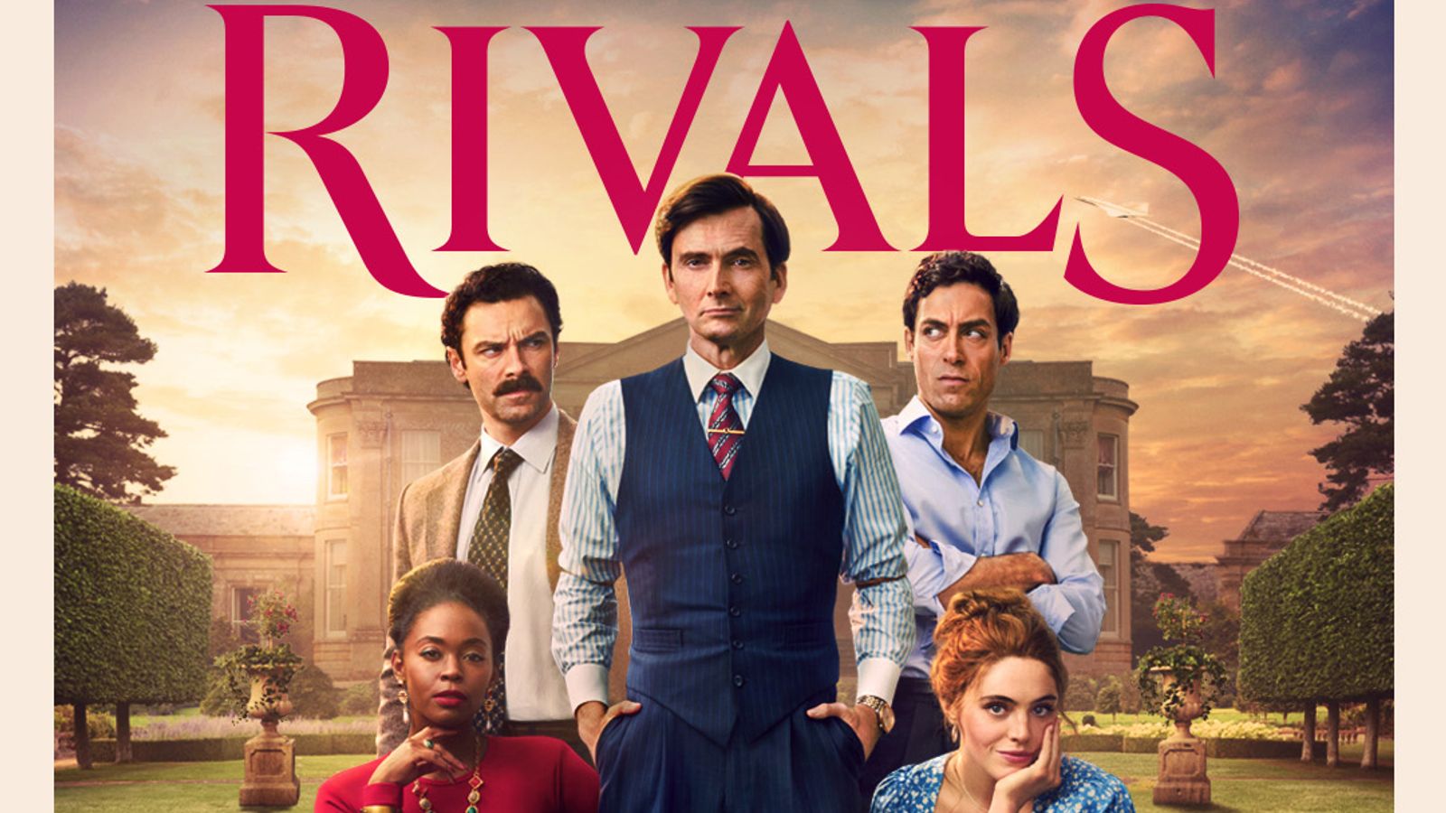 Disney+ promo of Rivals book cover pic: PA/Disney+