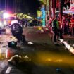 10 taken to hospital after policeman ‘popped a wheelie’ and crashed into crowd at holiday parade