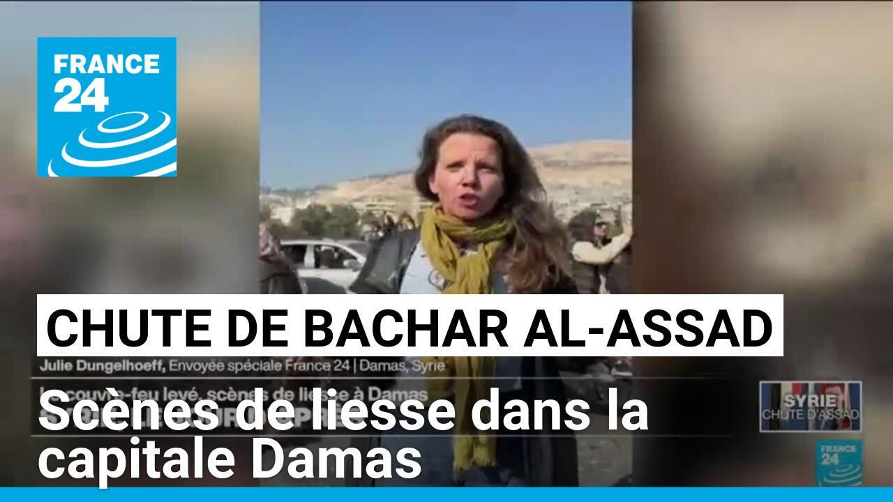 Chute de Bachar al-Assad : scènes de liesse dans la capitale Damas