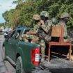 Soldiers patrol a street in Port-au-Prince, Haiti, Monday, Dec. 2, 2024. (AP Photo/Odelyn Joseph)