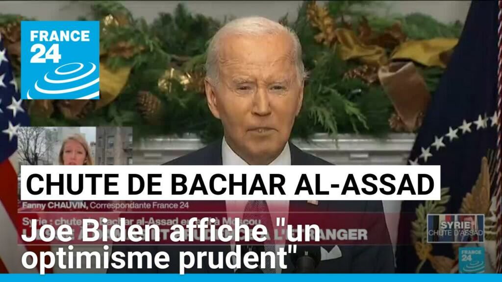 Chute de Bachar al-Assad : Joe Biden affiche "un optimisme prudent"