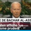 Chute de Bachar al-Assad : Joe Biden affiche "un optimisme prudent"