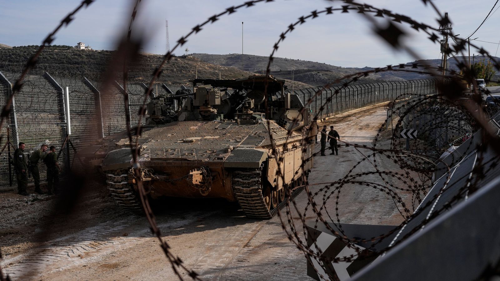 Israel has reportedly seized a buffer zone inside the Syria. Pic: AP Photo/Matias Delacroix