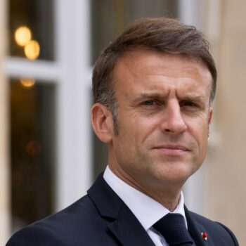 Le président Emmanuel Macron le 20 juin 2024 au palais de l'Elysée