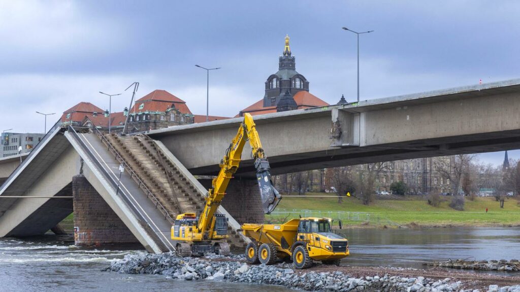 Dresden: Carolabrücke muss komplett abgerissen werden