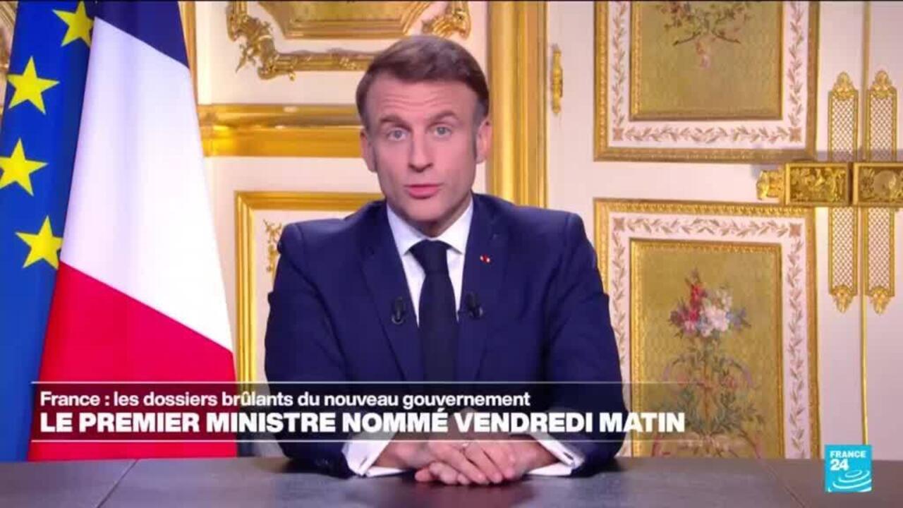 Le nom du nouveau Premier ministre français annoncé vendredi