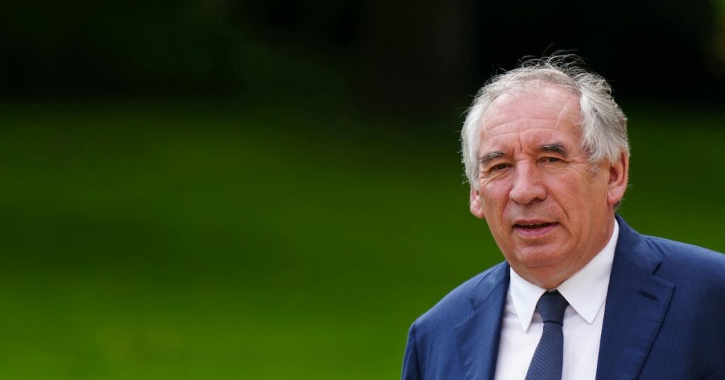 Le président du MoDem François Bayrou à l'Élysée, à Paris, le 23 août 2024