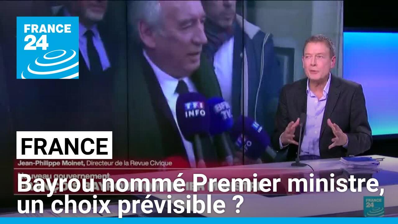 France : François Bayrou nommé Premier ministre, un choix prévisible ?