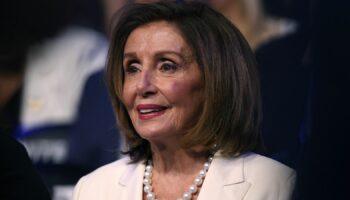 U.S. Representative Nancy Pelosi (D-CA) attends Day 4 of the Democratic National Convention (DNC) at the United Center in Chicago, Illinois, U.S., August 22, 2024. REUTERS/Kevin Wurm