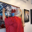 Florida artist's patriotic Andy Warhol piece featured at popular event drawing thousands of visitors