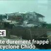 Mayotte durement frappé par le cyclone Chido, des "dégâts énormes"