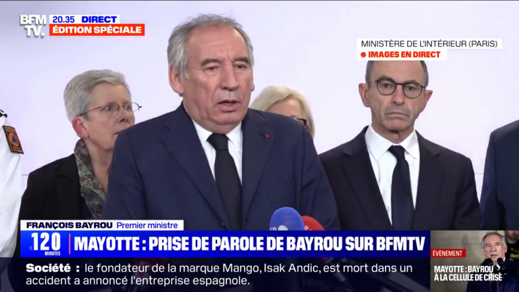 Après le passage du cyclone Chido à Mayotte, Le gouvernement craint un « lourd » bilan