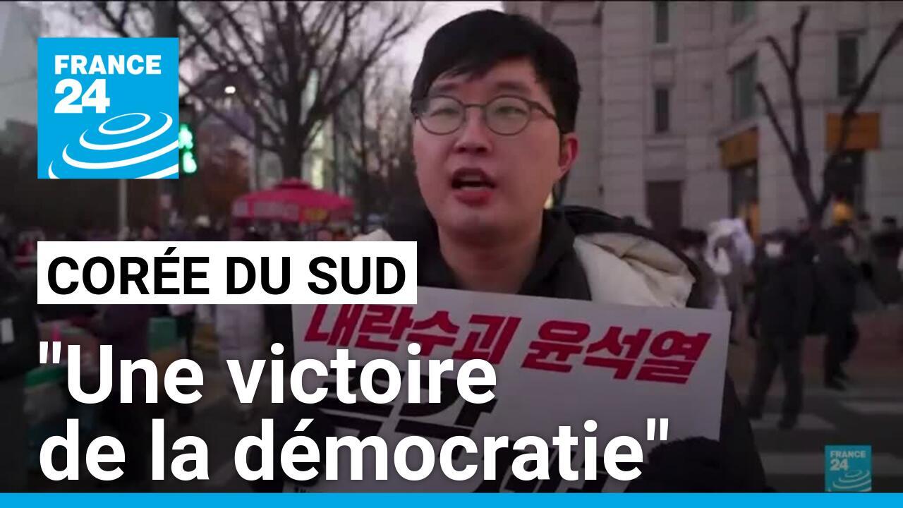 Corée du Sud : la destitution de Yoon, "une victoire de la démocratie" salue l'opposition