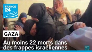 Gaza : au moins 22 morts dans des frappes israéliennes