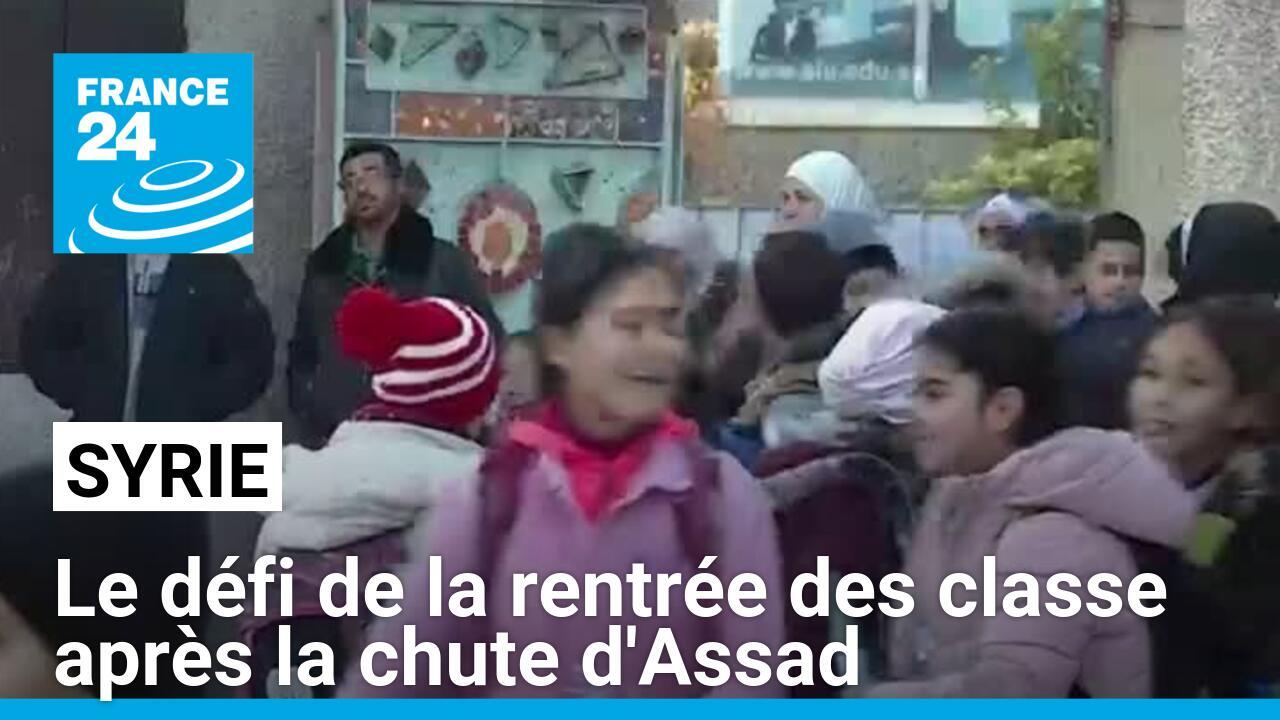 En Syrie, le défi de la rentrée des classe après la chute de Bachar al-Assad