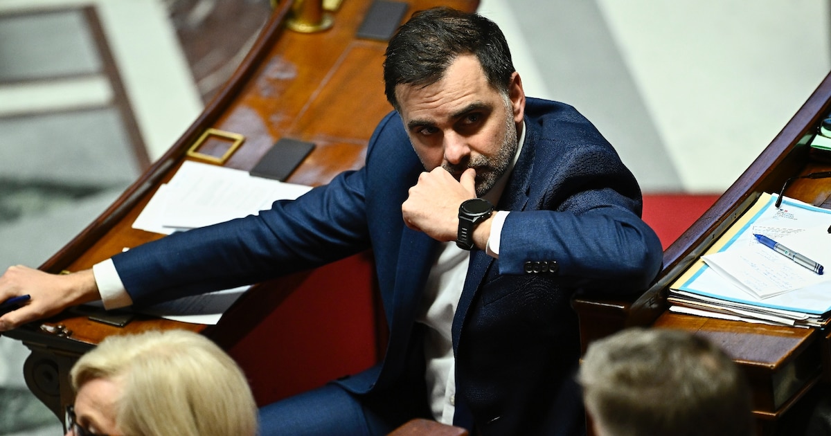 Le ministre du Budget démissionnaire Laurent Saint-Martin à l'Assemblée nationale, le 3 décembre 2023