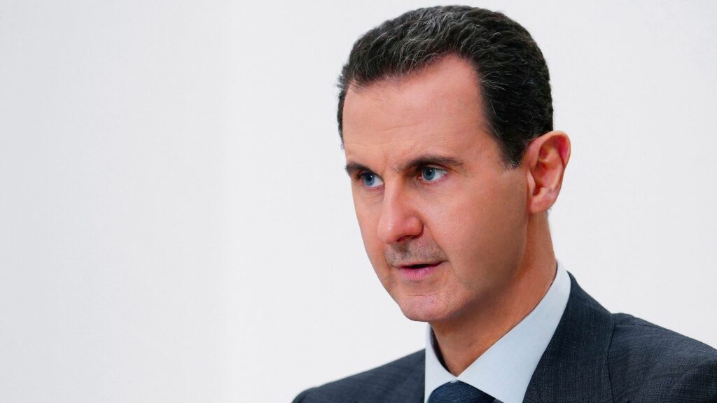 Syrian President Bashar Assad speaks in Damascus in 2019. Pic: AP