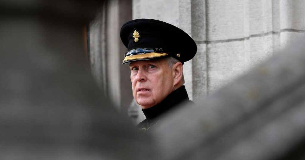 Le prince Andrew, duc de York, le 07 septembre 2019, lors d'une cérémonie pour le 75e anniversaire de la libération de Bruges