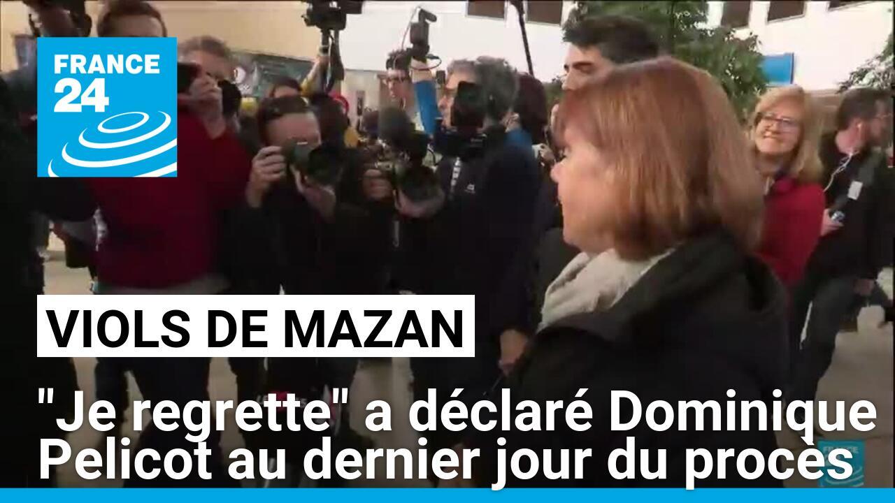 Viols de Mazan : "Je regrette" a déclaré D. Pelicot au dernier jour du procès