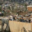 Un bâtiment détruit après le passage du cyclone Chido à Mayotte, dans la capitale Mamoudzou, le 14 décembre 2024