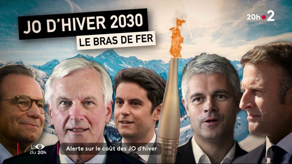 JO d'hiver 2030 : alerte sur les coûts de l'évènement, qui pourraient crever le plafond