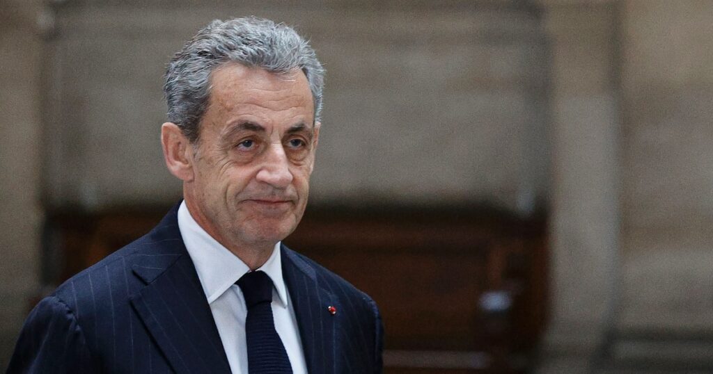 L'ancien président Nicolas Sarkozy, le 24 novembre 2023 à Paris