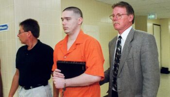 Joseph Corcoran after being sentenced to death in 1999. Pic: AP