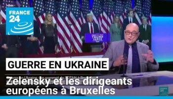 Zelensky et les dirigeants européens à Bruxelles avant le retour de Trump