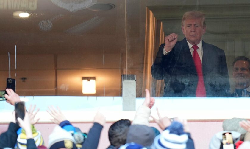 Army-Navy game draws its most viewers ever recorded after Trump's attendance