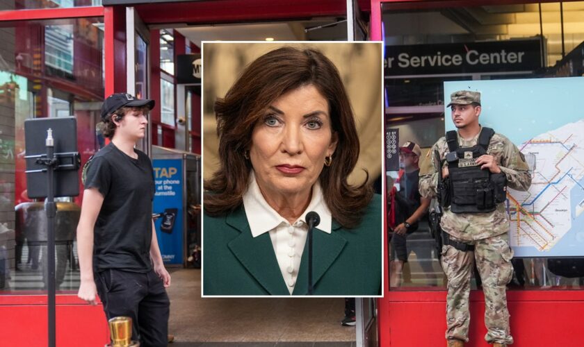 Hochul deploys hundreds of National Guard members to NYC subway system