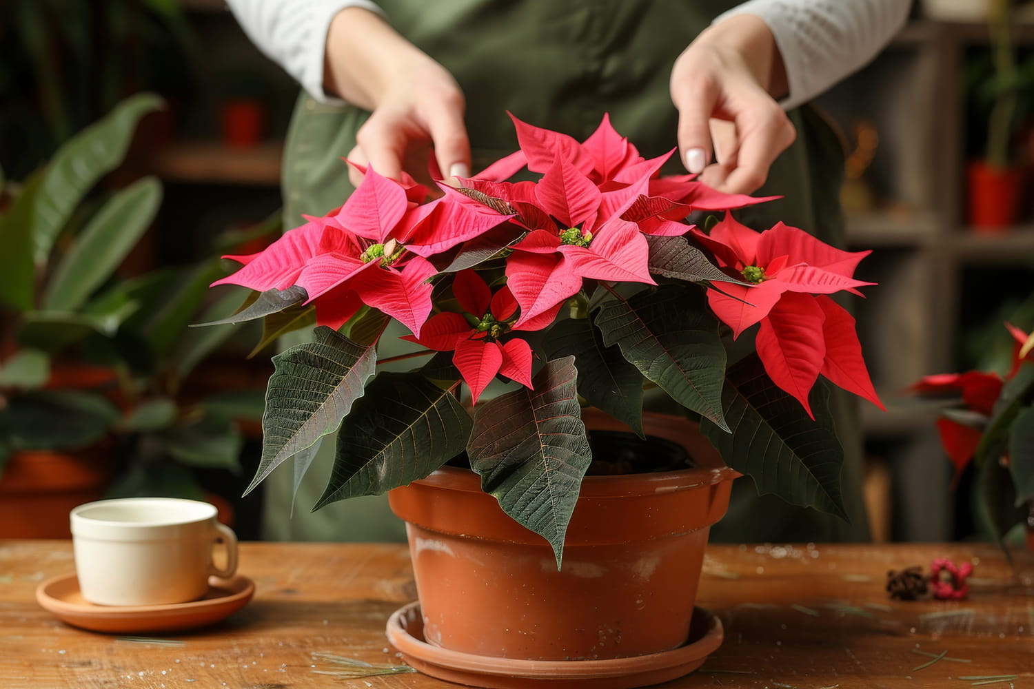 Cette fleur de Noël fleurira 6 semaines de plus que d'habitude si vous faites ces gestes simples maintenant