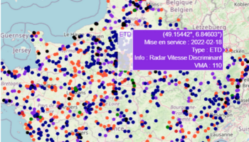 C'est la nouvelle carte à connaître en voiture : voici la position exacte de tous les radars de France