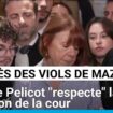 Procès des viols de Mazan : Gisèle Pelicot "respecte" la décision de la cour