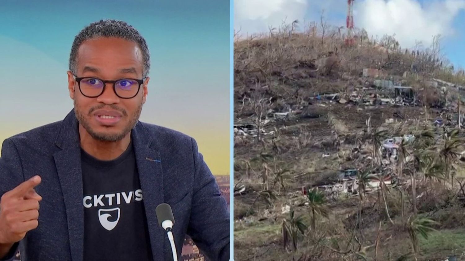 Cyclone Chido à Mayotte : "Il faut distribuer 400 tonnes d'eau par jour", explique Gaël Musquet, spécialiste de la prévention des catastrophes naturelles