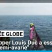 Vendée Globe : le skipper Louis Duc a essuyé une "semi-avarie"