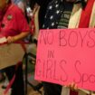 Enraged parents scream at school board for allowing trans athlete in girls' sports: 'Teach them self control!'