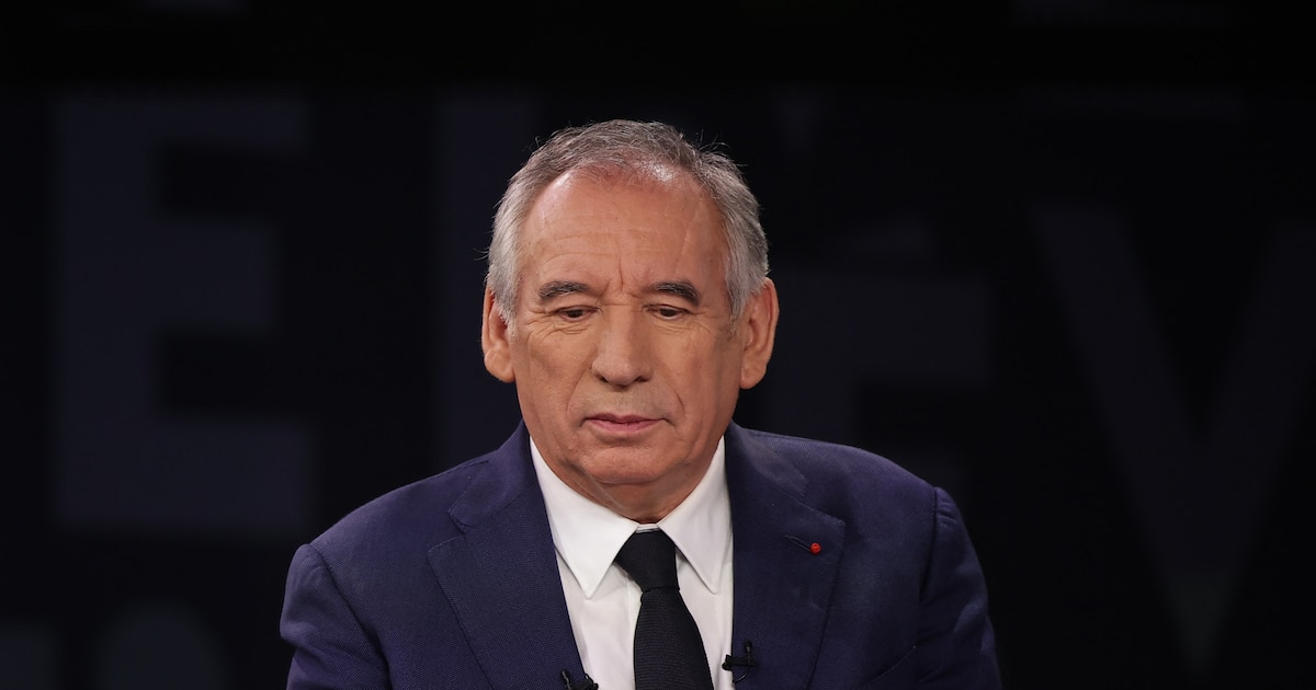 François Bayrou sur le plateau de France 2 jeudi 19 décembre.